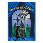 christmas "waiting for santa" springador dogs (Voorkant)