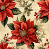 Christmas Watercolor Curtain with Rustic Elegance Douchegordijn