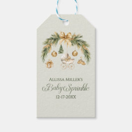 Christmas Watercolor Greenery Winter Baby Sprinkle Cadeaulabel