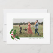 CHRISTMAS WATERVERF FLORAL Voeg je foto toe (Voorkant)