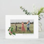 CHRISTMAS WATERVERF FLORAL Voeg je foto toe (Staand voorkant)