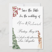 Christmas wedding Holiday Kaart (Voorkant)