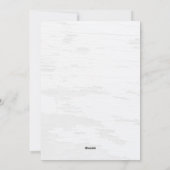 Christmas Wedding Photo Feestdagenkaart (Achterkant)