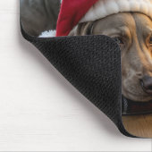 Christmas Weimaraner Dog By a Tree Muismat (Hoek)