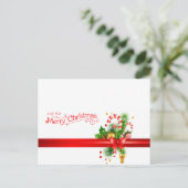 CHRISTMAS-WENSKAART BRIEFKAART (Staand voorkant)