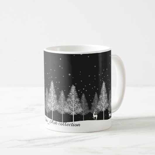 Christmas  white Mug Koffiemok (Voorkant rechts)