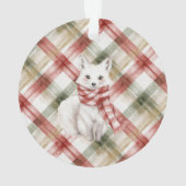 Christmas White Peppermint Deer Ornament (achterkant)