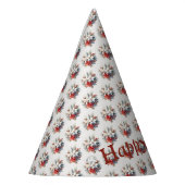 Christmas White Red Flowers Holidays Elegant Feesthoedjes (Links)