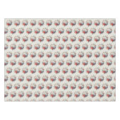 Christmas White Red Flowers Holidays Elegant Tafelkleed (Voorkant (Horizontaal))