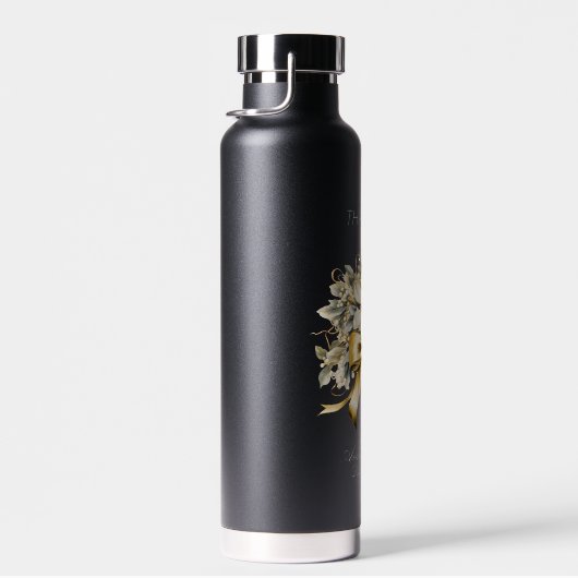 Christmas White Winterberry bruiloft dank u Waterfles (Rechts)