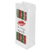 Christmas! Wijn Cadeautas (Voorkant Gekanteld)