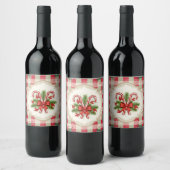 Christmas  wijn etiket (Flessen)