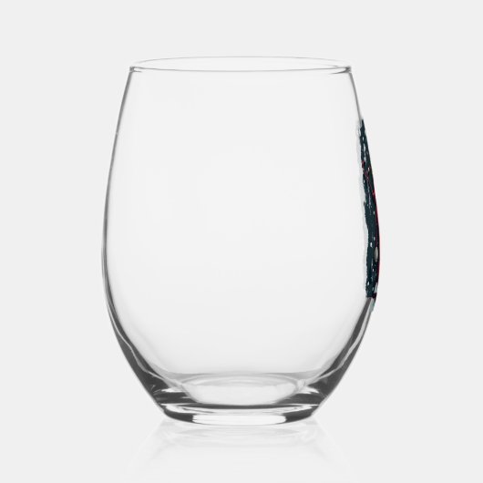 Christmas  wijnglas zonder voet (Rechts)