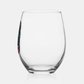 Christmas  wijnglas zonder voet (Links)