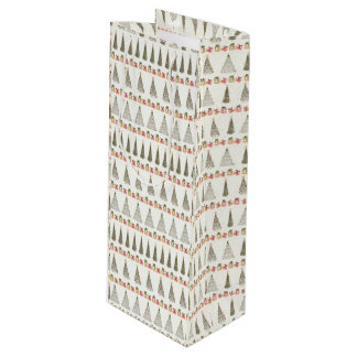 Christmas Wine Gift Bag Wijn Cadeautas