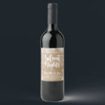 Christmas Wine label Zwangerschap onthullen Family Wijn Etiket<br><div class="desc">Kerst Wijn label Zwangerschap Reveal. Alle design zijn © PIXEL PERFECTION PARTY LTD</div>