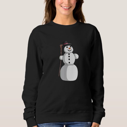 Christmas winter Christmas Xmas cute snowman 1 Trui (Voorkant)