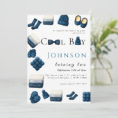 christmas winter cozy boy turning two kaart (Staand voorkant)