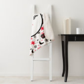 CHRISTMAS WINTER GIFTS EN SNOWFLAKMONOGRAM SHERPA DEKEN (In situ)