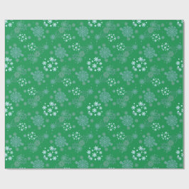 Christmas Winter Hanukkah Snowflake design  Cadeaupapier