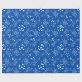 Christmas Winter Hanukkah Snowflake design  Cadeaupapier