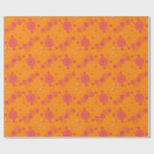 Christmas Winter Hanukkah Snowflake design  Cadeaupapier (Vlak)