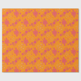 Christmas Winter Hanukkah Snowflake design  Cadeaupapier