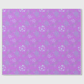 Christmas Winter Hanukkah Snowflake design  Cadeaupapier (Vlak)