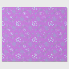 Christmas Winter Hanukkah Snowflake design  Cadeaupapier