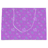 Christmas Winter Hanukkah Snowflake design  Groot Cadeauzakje (Voorkant)