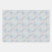 Christmas Winter Hanukkah Snowflake design Inpakpapier Vel (Voorkant 3)