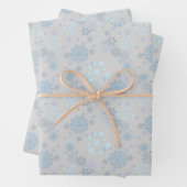 Christmas Winter Hanukkah Snowflake design Inpakpapier Vel (In situ)