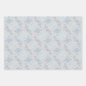 Christmas Winter Hanukkah Snowflake design Inpakpapier Vel (Voorkant)