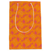 Christmas Winter Hanukkah Snowflake design  Medium Cadeauzakje (Voorkant)