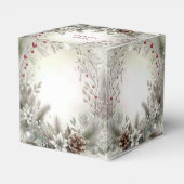 Christmas Winter Holiday Favoriete Box Bedankdoosjes (Achterkant)