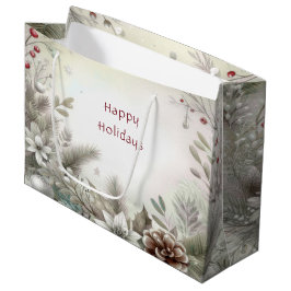 Christmas Winter Holiday Gift Bag Groot Cadeauzakje