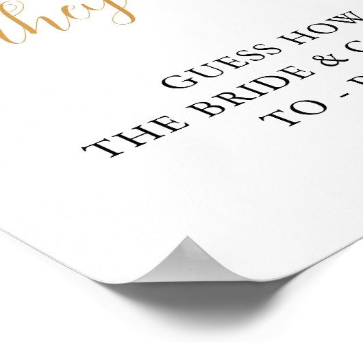 Christmas Winter How Old Were They Bridal Shower Poster (Hoek)