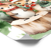 Christmas Winter Merry little baby shower woodland Poster (Hoek)