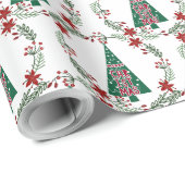 Christmas Winter Patterns Cadeaupapier (Rol Hoek)