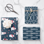 CHRISTMAS WINTER POLAR BEER FAMILIE MONOGRAM INPAKPAPIER VEL<br><div class="desc">Add some uniqueness and fun to your daily experience through this single and trendy design. Have fun with this design and lots of love.</div>