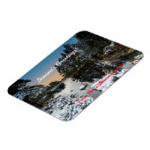 Christmas Winter Scottish Loch Magneet (Linkerzijde)