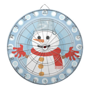 CHRISTMAS WINTER SNOWMAN DARTBORD