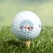 CHRISTMAS WINTER SNOWMAN GOLFBALLEN (Insitu Shirt)