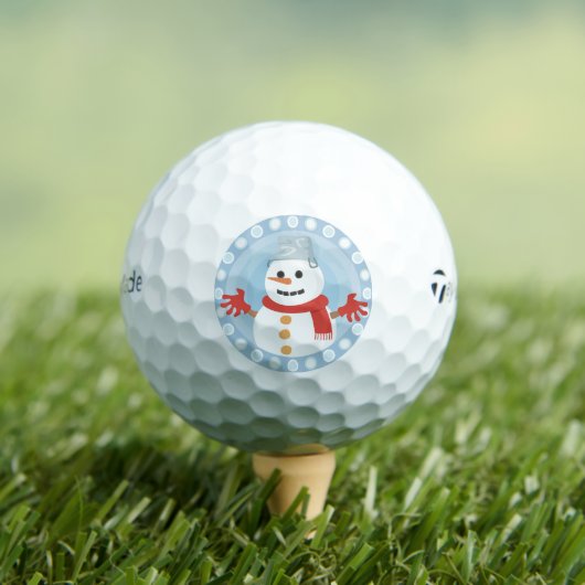 CHRISTMAS WINTER SNOWMAN GOLFBALLEN (Insitu Shirt)