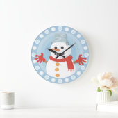 CHRISTMAS WINTER SNOWMAN GROTE KLOK (Huis)