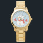 CHRISTMAS WINTER SNOWMAN HORLOGE<br><div class="desc">CHRISTMAS WINTER SNOWMAN</div>