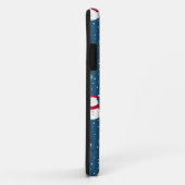 CHRISTMAS WINTER SNOWMAN MONOGRAM Case-Mate iPhone CASE (Achterkant/rechts)