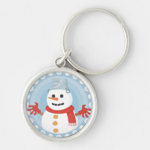 CHRISTMAS WINTER SNOWMAN SLEUTELHANGER