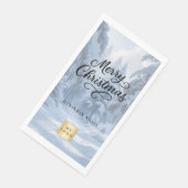 Christmas winter wonderland business logo servet (Hoek)