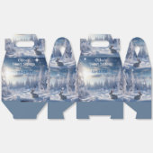 Christmas Winter Wonderland Snow Bunny  Bedankdoosjes (Ongevouwen)